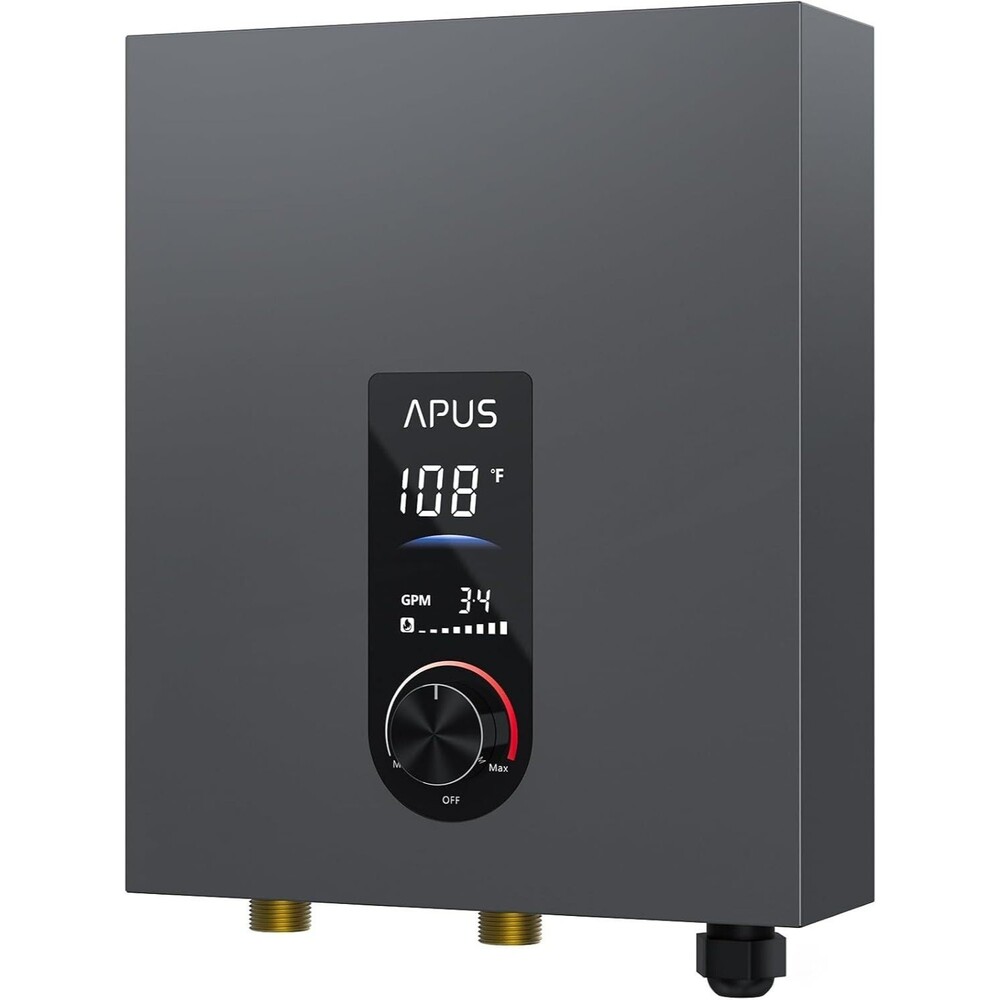 APUS 14kW Tankless Water Heater Electric, 240V Instant On Demand Hot Water Heat